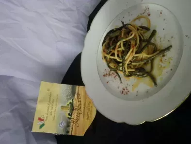 Spaghetti dell’Orcia con fagiolini metro e peperoncino dolce - foto 5