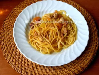 Spaghetti tonno e sgombro....da cotto e pubblicato... - foto 3