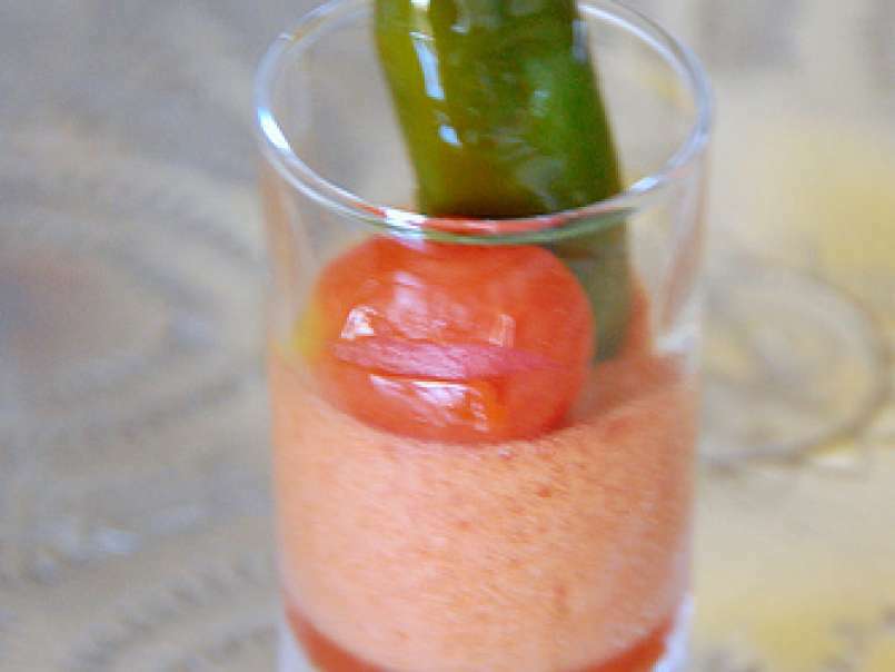 Spuma di Bloody Mary con verdure caramellate - foto 2