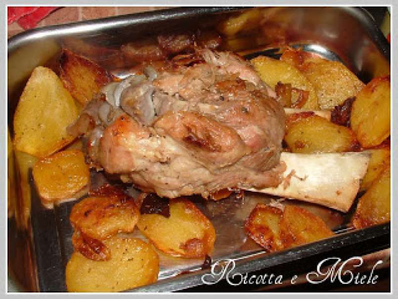 Stinco di maiale al forno e pentola/ Lomo caña de cerdo al horno y olla - foto 2