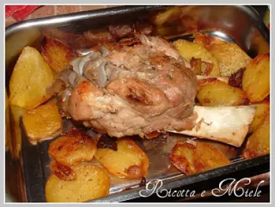 Stinco di maiale al forno e pentola/ Lomo caña de cerdo al horno y olla - foto 2