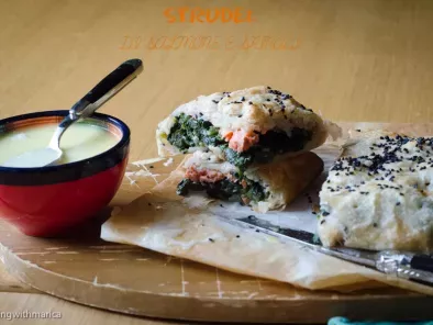 Strudel salato di salmone e spinaci - foto 2