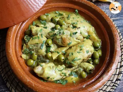 Tajine di pollo con olive e limone - foto 3