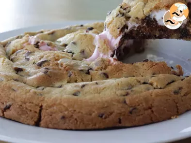 Torta cookie con cioccolato e marshmallows - foto 2