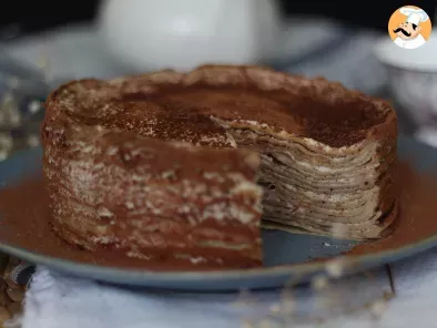 Torta di crepes al Tiramisù, un dessert goloso e facile da preparare - foto 5
