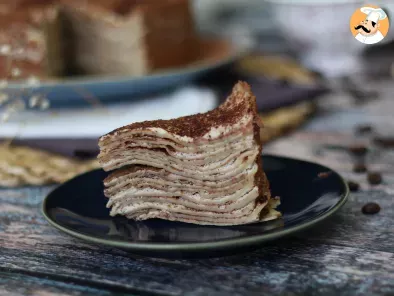 Torta di crepes al Tiramisù, un dessert goloso e facile da preparare - foto 6