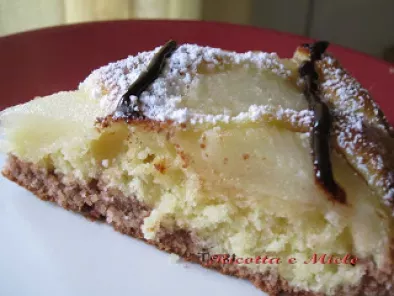 Torta di Pere e Cioccolato/ Torta de peras y chocolate - foto 3