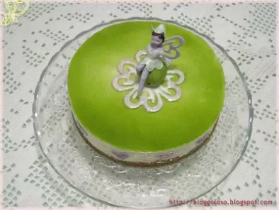 Torta La fatina delle mele verdi (cheesecake con mousse di mela verde) - foto 2
