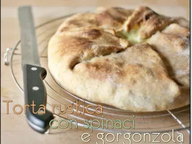 Torta rustica con spinaci e gorgonzola - foto 2