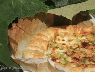 Torta salata prosciutto, zucchine e stracchino - foto 3