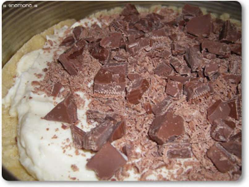 :: Torta sbriciolata con ripieno di ricotta e cioccolato al latte ::