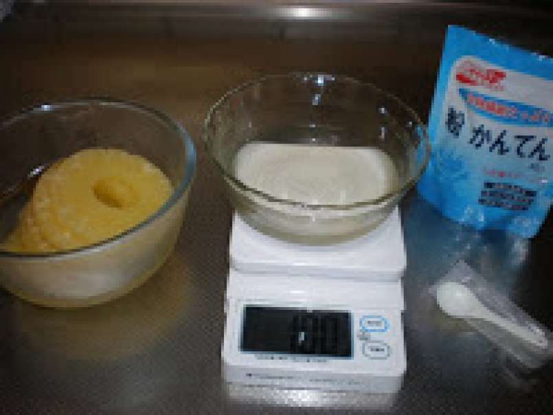 Yogurt e agar-agar in salsa di ananas - foto 6