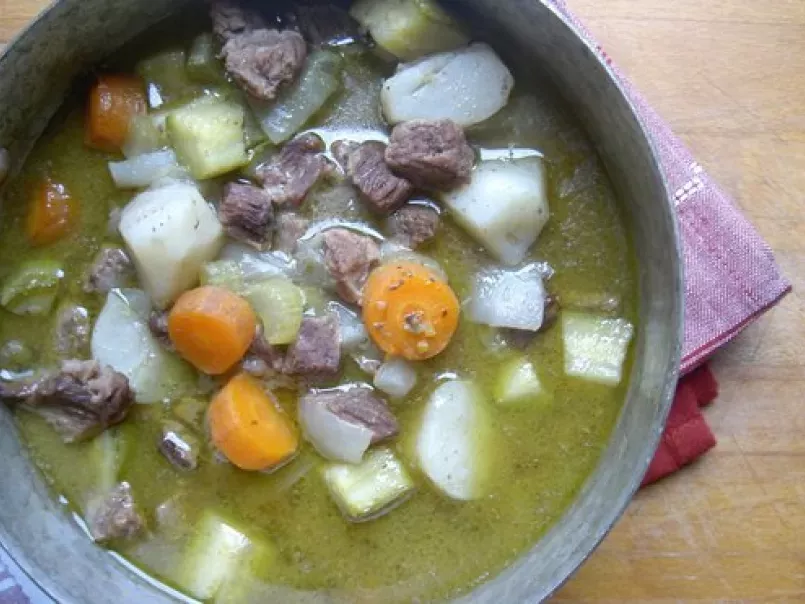Zuppa di carne con topinambur - foto 2