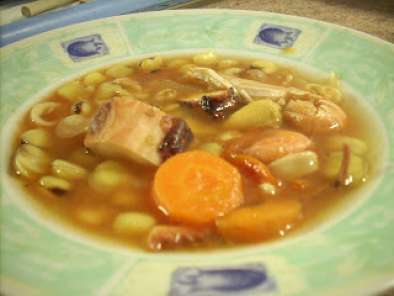 Zuppa di cicerchie e pesce e gamberi speciali: 2 ricette per salutare il 2008 - foto 2