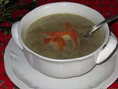 Zuppa di lenticchie con salmone affumicato - foto 2