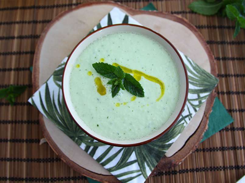 Zuppa fredda di cetrioli e menta - foto 2