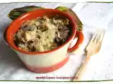 Ricetta Pasta al forno con carciofi e salsiccia al vino rosso