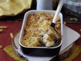 Ricetta Pasta gratinata in friggitrice ad aria con prosciutto e formaggio: ricetta facile e veloce