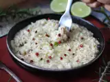 Ricetta Risotto lime e pepe rosa: ricetta elegante e vegetariana per cene speciali