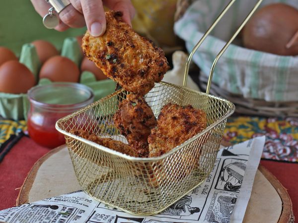 Ricetta Pollo impanato in friggitrice ad aria: croccante, leggero e pronto in 20 minuti
