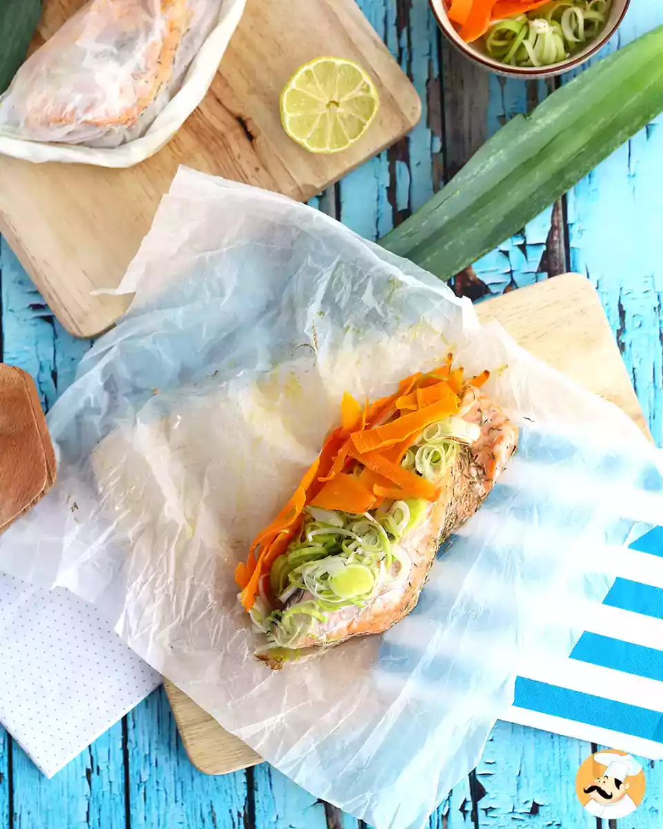 Ricette dietetiche - Salmone al Cartoccio