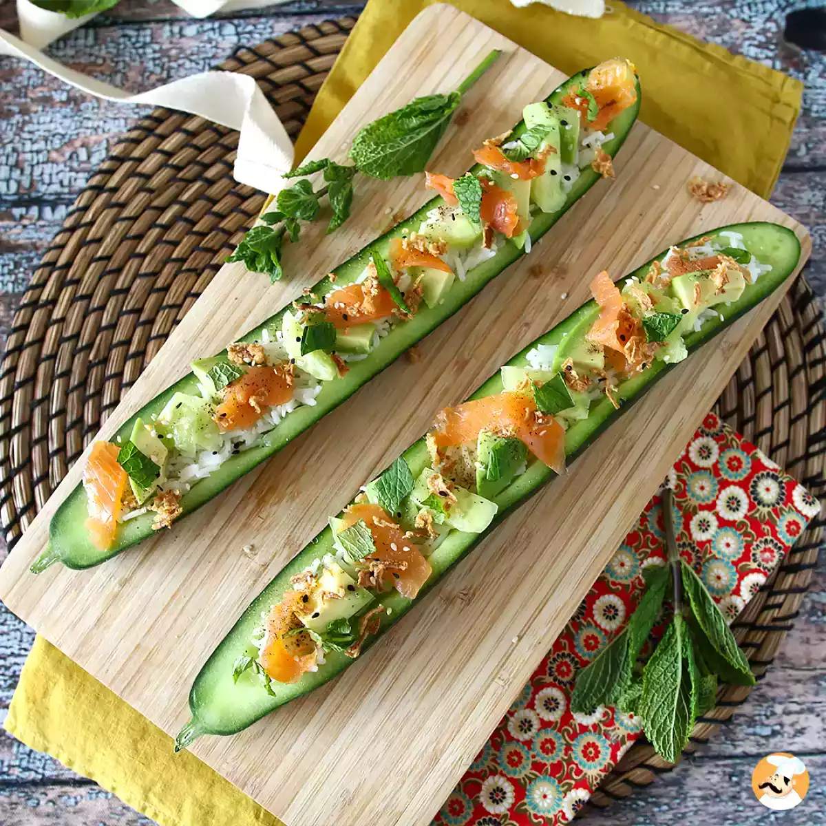 Ricette dietetiche - Barchette di cetrioli