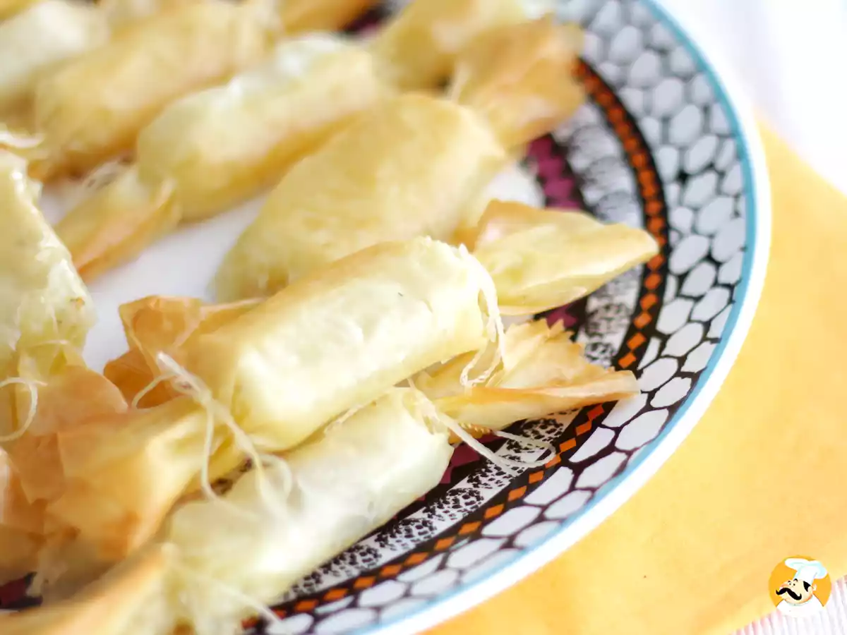 Ricette con pasta fillo - Caramelle salate con formaggio caprino