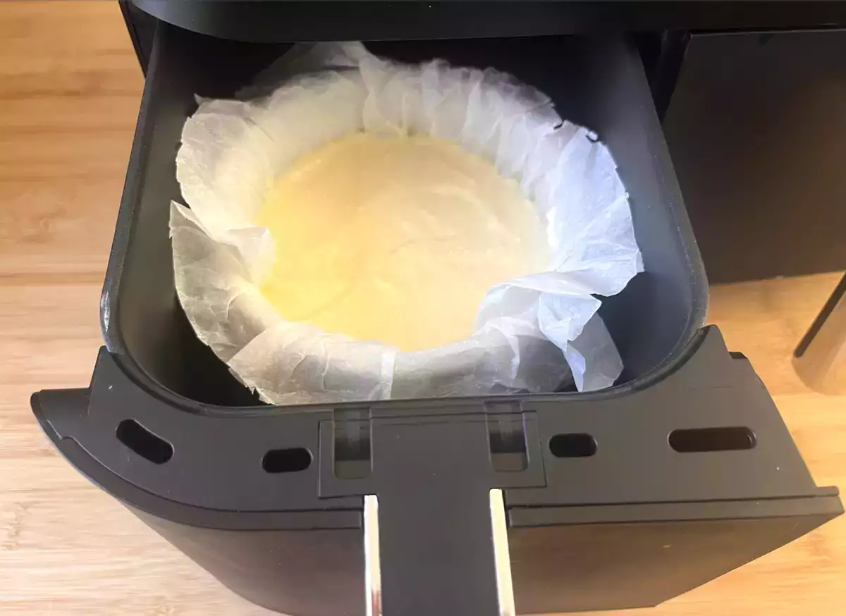 Fase 3: Cottura in friggitrice ad aria e riposo