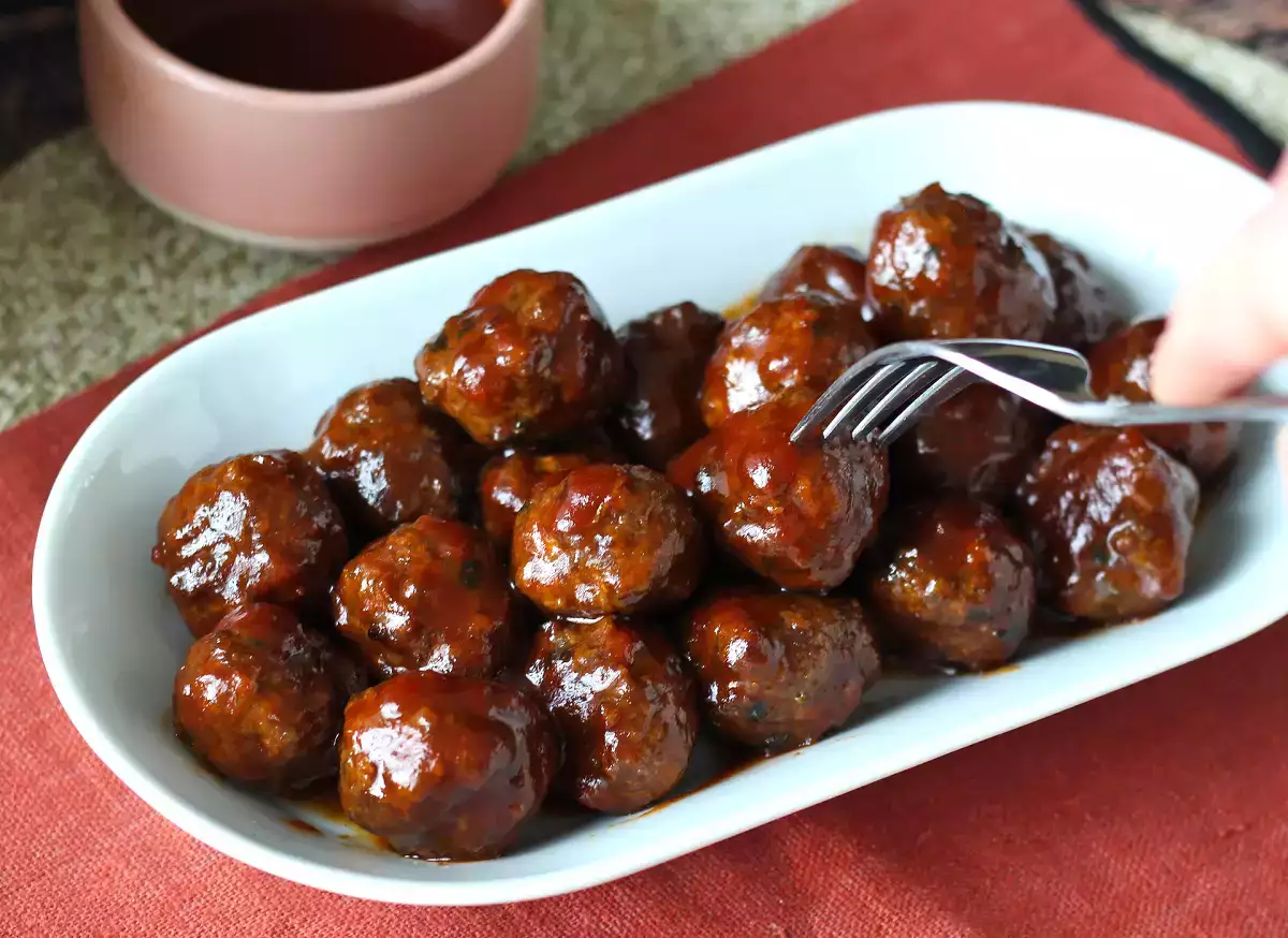 Come glassare le polpette con la salsa agrodolce