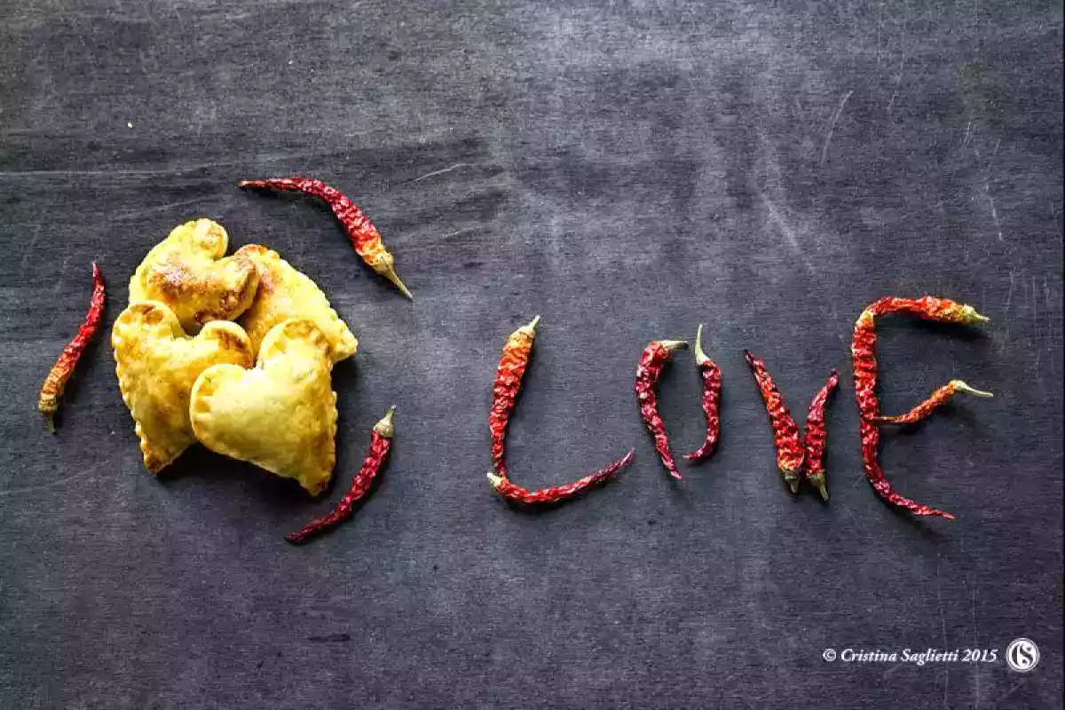 7. Cuori di Brisée con olive e ricotta