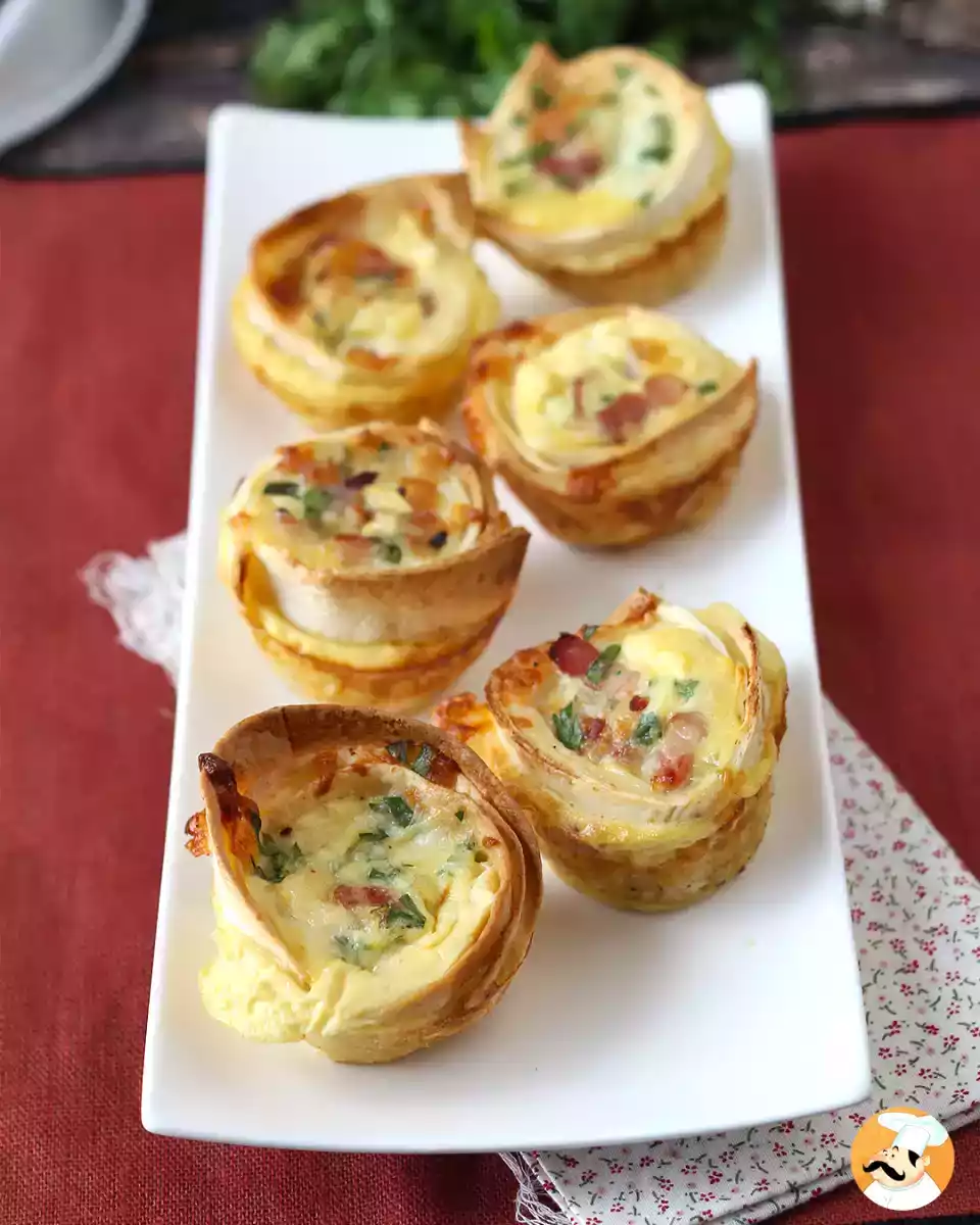 5. Mini quiche con guscio di piadine