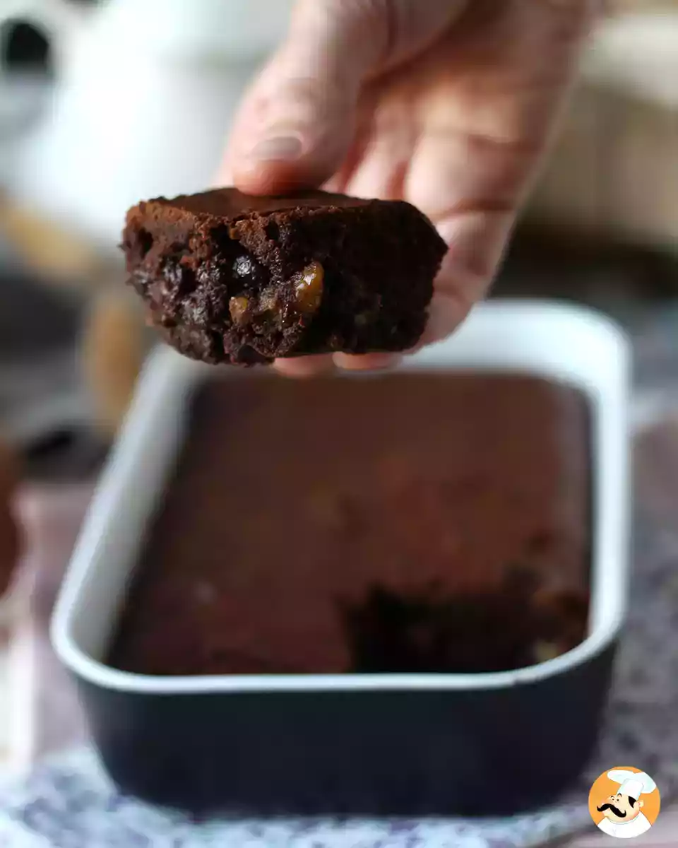 1. Brownie al cioccolato in friggitrice ad aria