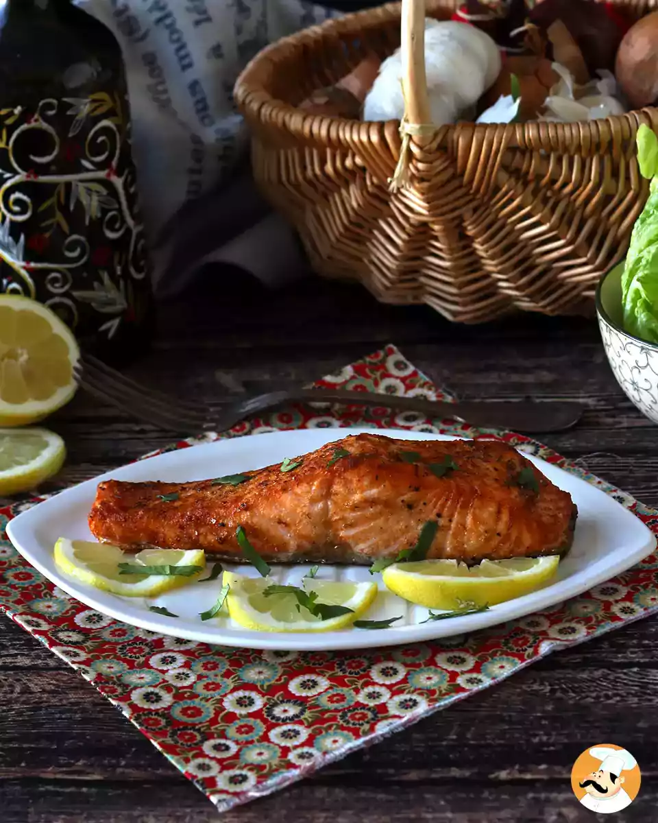2. Salmone in friggitrice ad aria