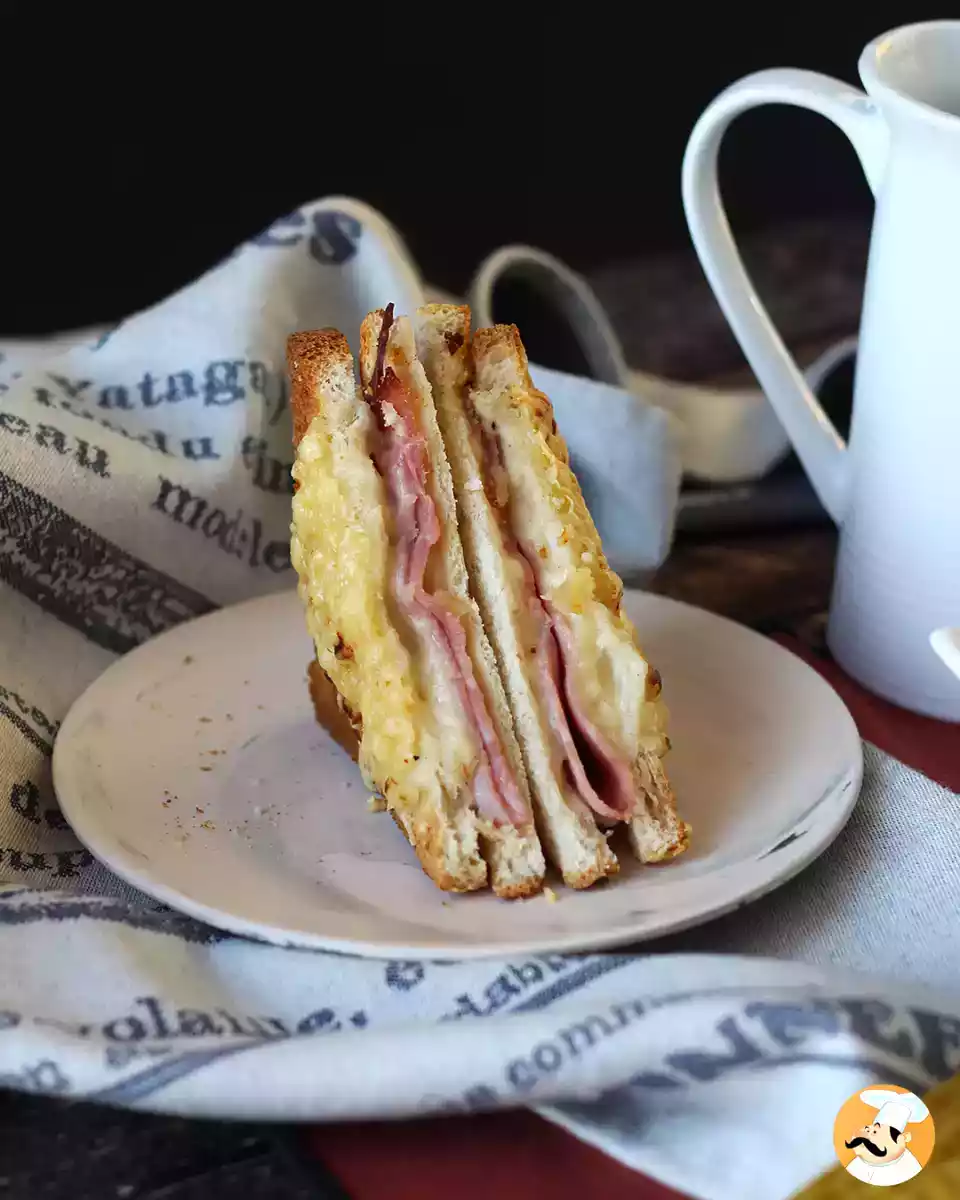 7. Croque monsieur in friggitrice ad aria