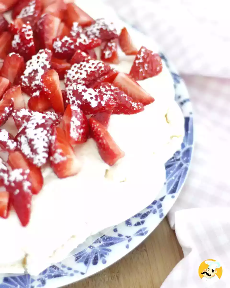 Pavlova alle fragole