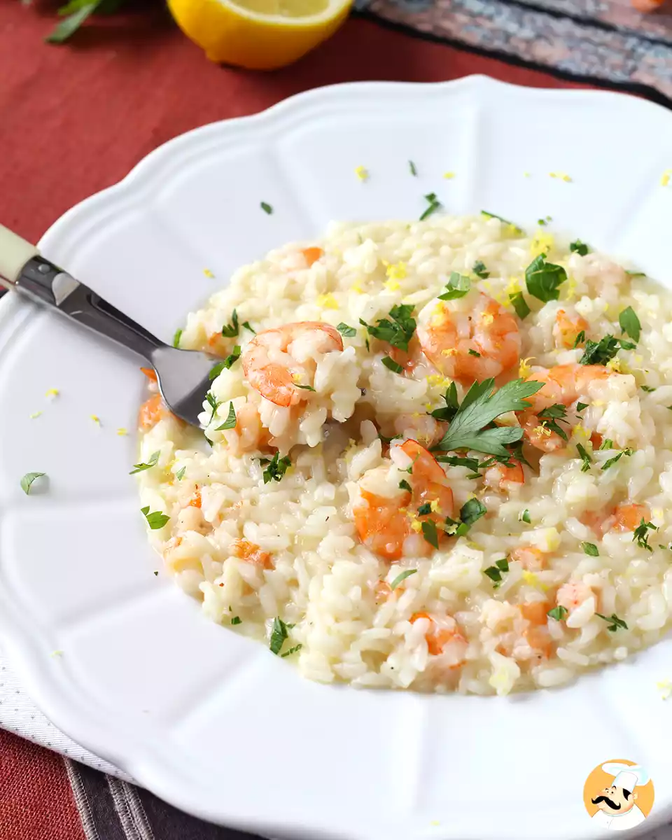 11. Risotto gamberi e limone