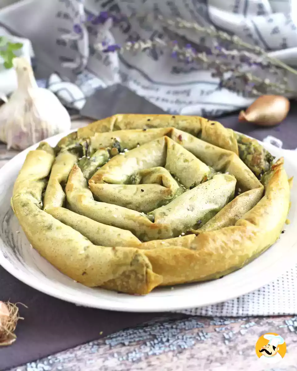 Borek turco con spinaci