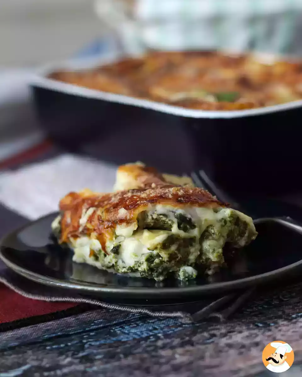 Lasagne vegetariane ricotta e spinaci