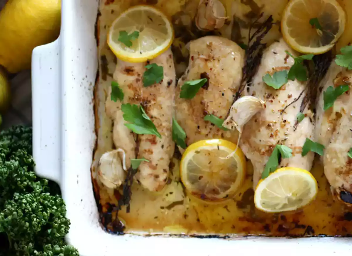 4. Pollo al limone al forno: profumato, leggero e… si cuoce da solo!