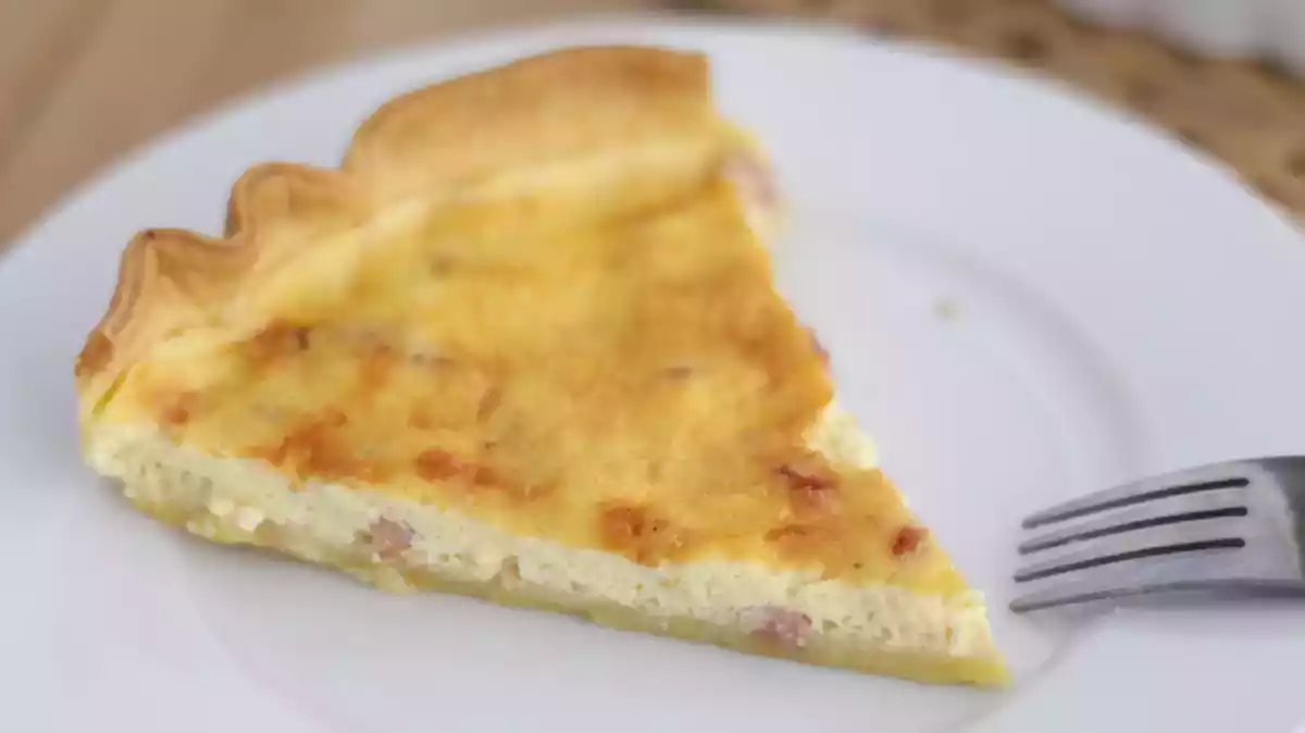 4. Quiche Lorraine con pasta sfoglia