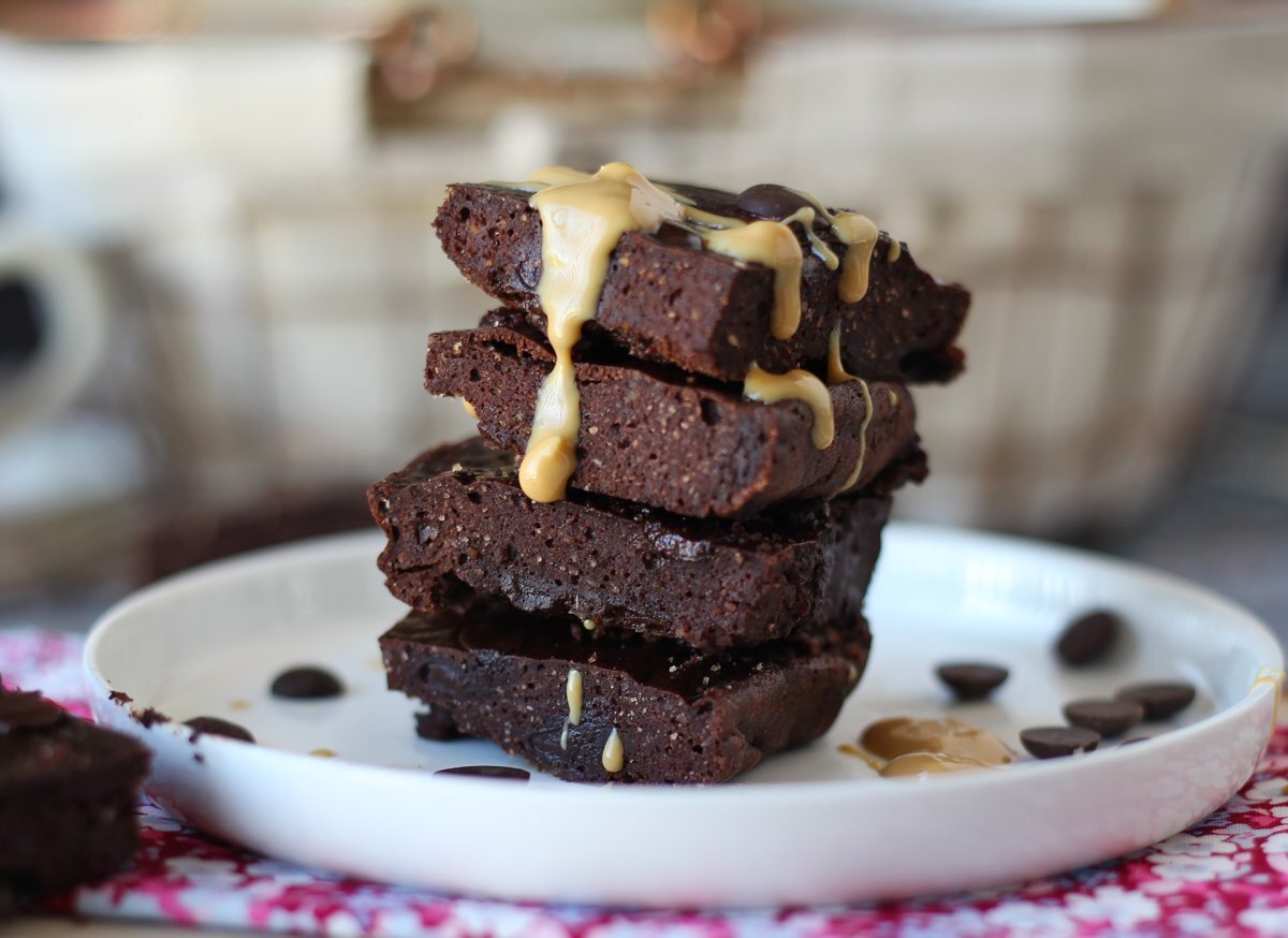 6. Brownie proteico senza glutine