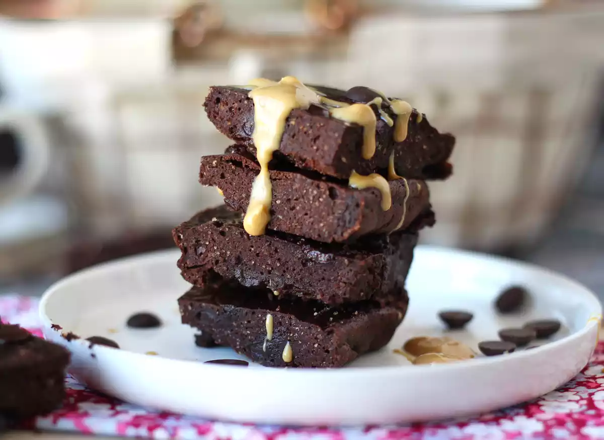 6. Brownie proteico senza glutine