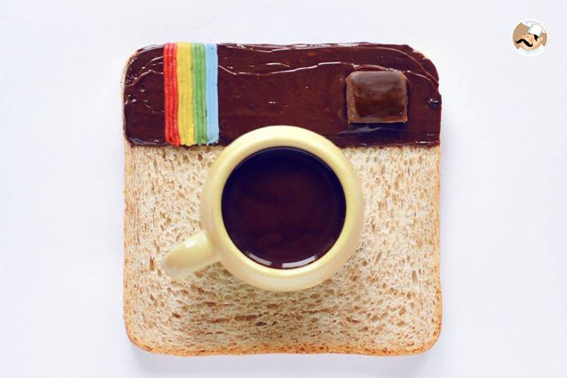 Food art: i loghi dei social network riprodotti con il cibo, foto 3