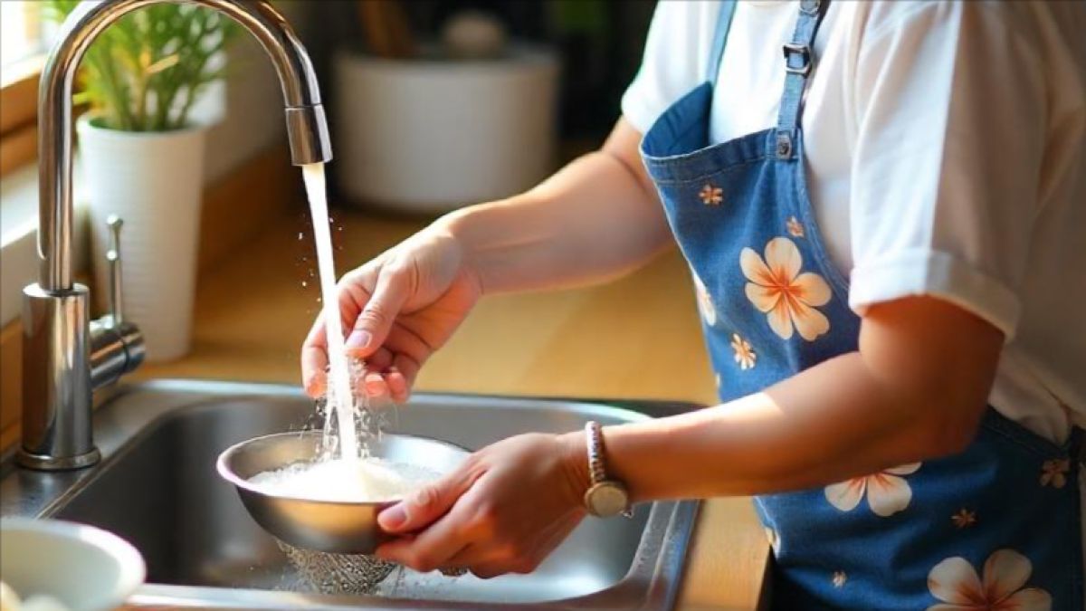 Perché non dovresti mai buttare l’acqua del riso (soprattutto se tieni alla tua pelle)
