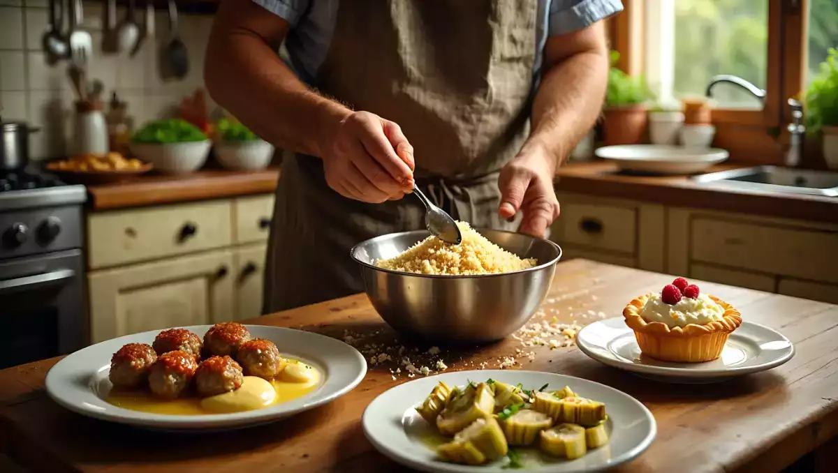Menu del giorno, 24 aprile: carciofi croccanti, polpette di manzo e vol au vent dolci