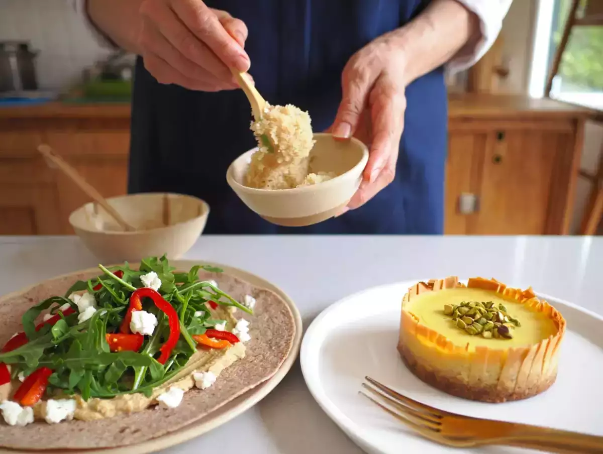 Menu 29 maggio: idee gustose, antipasto creativo, wrap leggero e cheesecake al pistacchio squisita