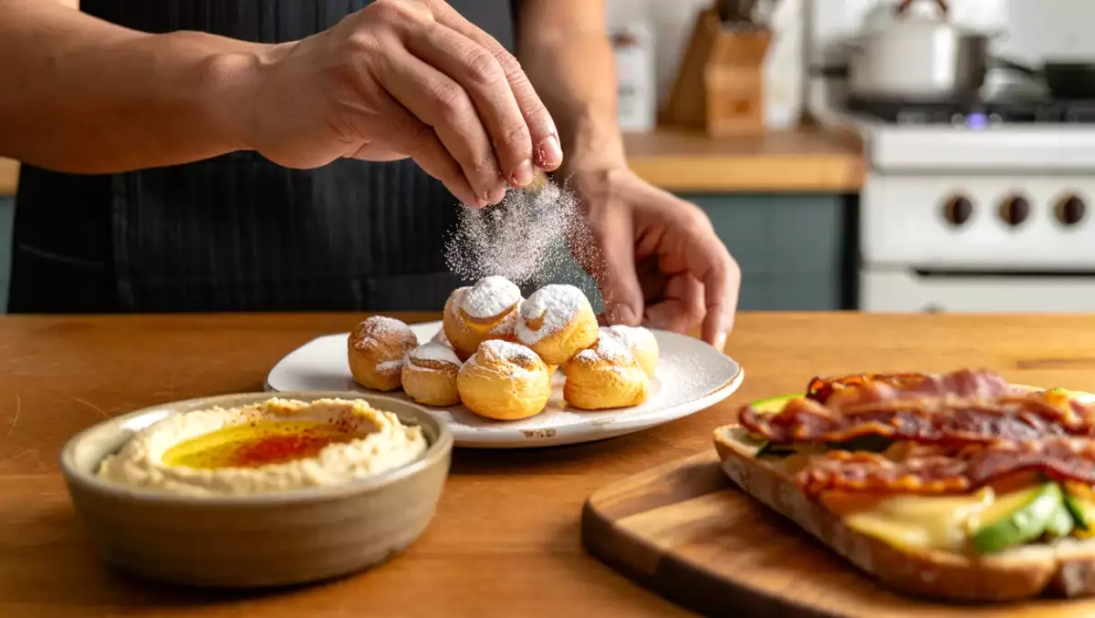 Menu del giorno, 13 giugno: un viaggio tra hummus, grilled cheese e bignè craquelin
