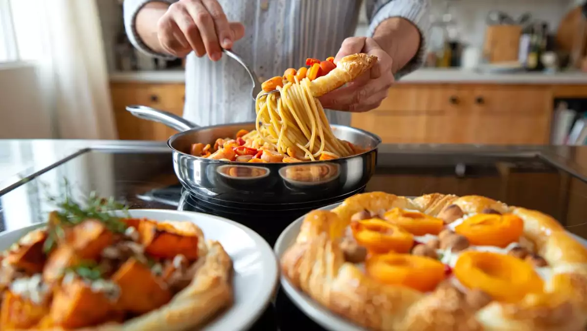 Menu del giorno, 19 giugno: un antipasto fresco, un primo piatto di mare e un dolce alle albicocche