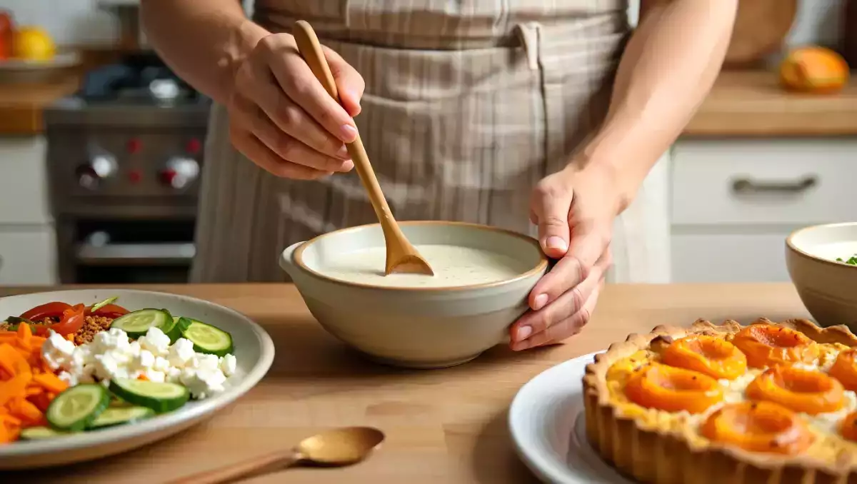 Menu del giorno, 2 luglio: freschezza e sapore con ajoblanco, insalata e torta di albicocche