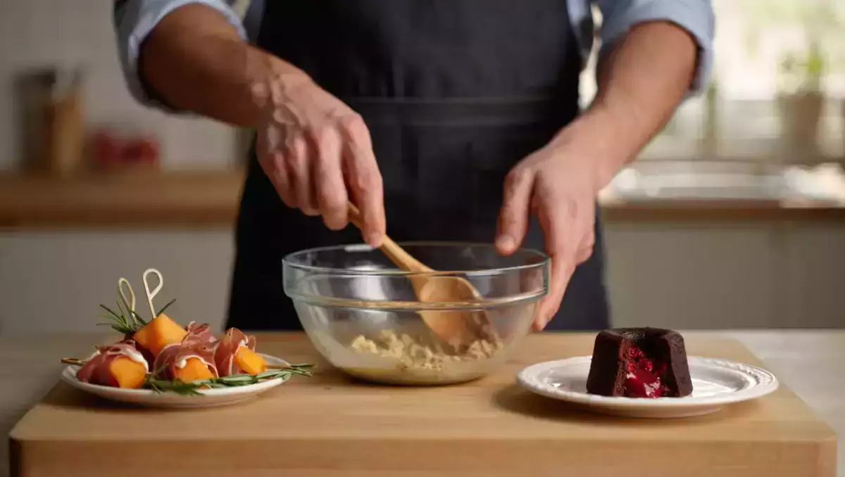 Menu del giorno, 6 luglio: spiedini di rosmarino, tabulé e tortino al cioccolato